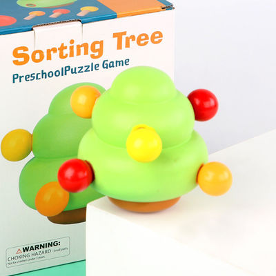 Nuss-Baum-Zerlegungs-Schrauben-hölzernes Spielzeug ISO9001 der frühkindlichen Entwicklung