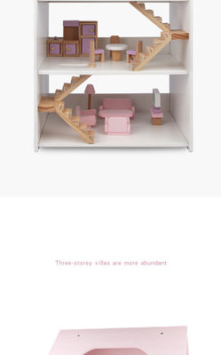 Wasserbasierte Beschichtungs-Mini Wooden Simulation House For-Kinder