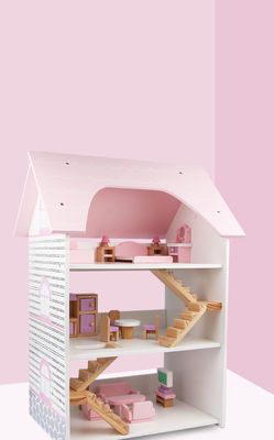 Wasserbasierte Beschichtungs-Mini Wooden Simulation House For-Kinder