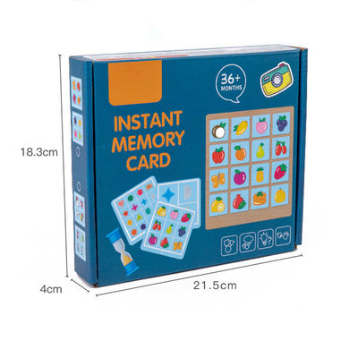 Puzzlespiel-Brettspiel des Montessori ODM-Kinder hölzernes