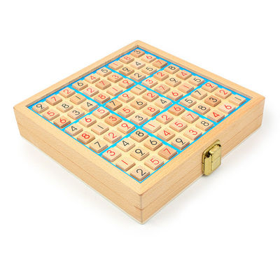 Ungiftige hölzerne Sudoku-Spiele für intellektuelle Entwicklung