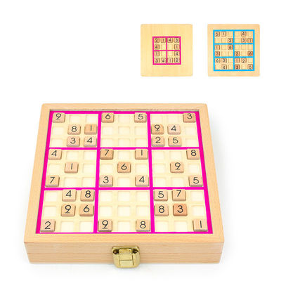 Ungiftige hölzerne Sudoku-Spiele für intellektuelle Entwicklung