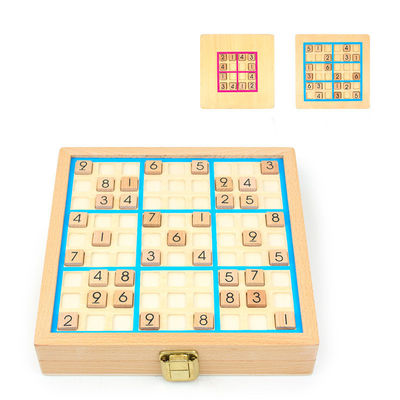 Ungiftige hölzerne Sudoku-Spiele für intellektuelle Entwicklung