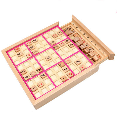 Ungiftige hölzerne Sudoku-Spiele für intellektuelle Entwicklung