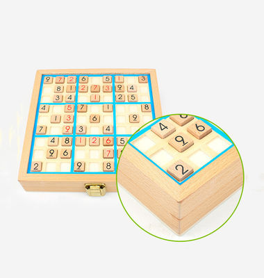 Ungiftige hölzerne Sudoku-Spiele für intellektuelle Entwicklung