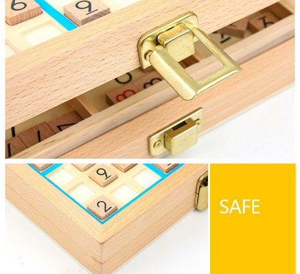 Ungiftige hölzerne Sudoku-Spiele für intellektuelle Entwicklung