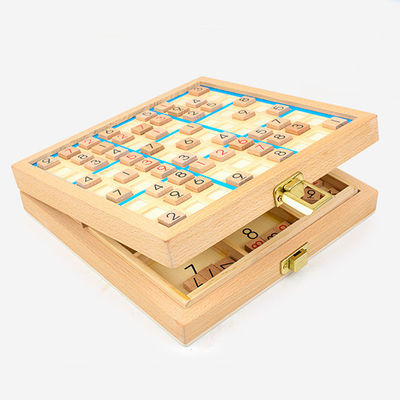 Ungiftige hölzerne Sudoku-Spiele für intellektuelle Entwicklung