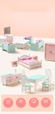Mini Montessori Wooden Girls Bedroom-Spielwaren ohne Grat