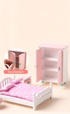 Mini Montessori Wooden Girls Bedroom-Spielwaren ohne Grat