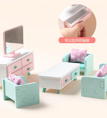 Mini Montessori Wooden Girls Bedroom-Spielwaren ohne Grat