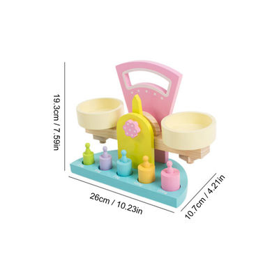 Geschmacklose hölzerne Balancen-Skala Toy For Preschool Children