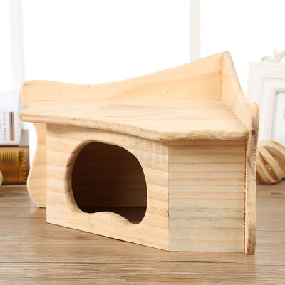 Hölzernes kleines Haus Soems beige Farbfür Hamster