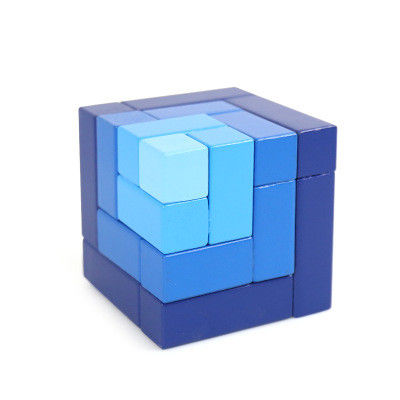 Der Holzklotz-Puzzlespiel-Spielwaren ODM-Kinder Früherziehung zusammengebaute