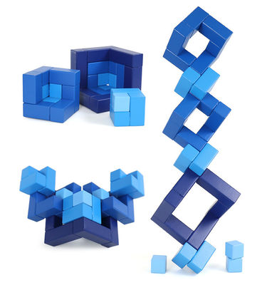 Der Holzklotz-Puzzlespiel-Spielwaren ODM-Kinder Früherziehung zusammengebaute