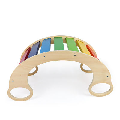 Soem-Baby Montessori-Regenbogen-hölzerner kletternder Rahmen