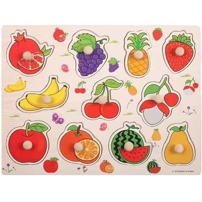 Hölzernes Puzzle der Handreichweite-3D Montessori für Säuglingsausbildung