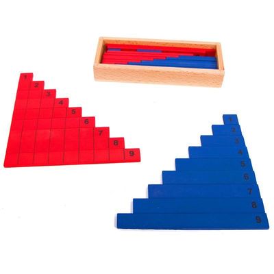 Hölzerner Montessori-Zusatz und Abzug-Brett für frühen Mathematik-Unterricht