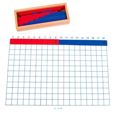 Hölzerner Montessori-Zusatz und Abzug-Brett für frühen Mathematik-Unterricht