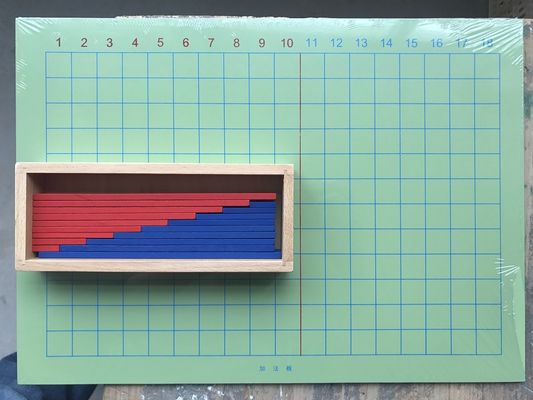 Hölzerner Montessori-Zusatz und Abzug-Brett für frühen Mathematik-Unterricht
