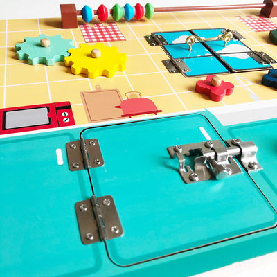 Kindererkennen-Entwicklung hölzernes Montessori-Tätigkeits-Brett