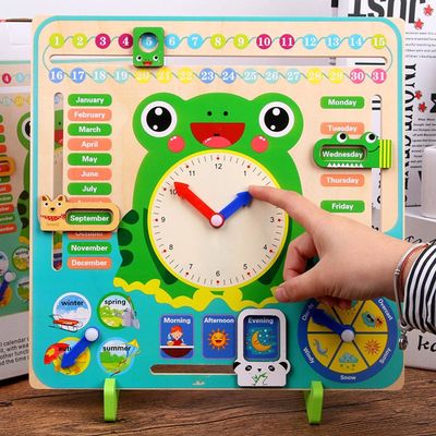 Hölzernes pädagogisches Vorschulbaby-kognitive Entwicklungs-Spielwaren Montessori