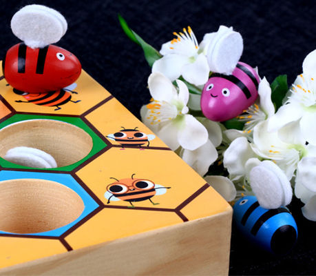 Handaugen-Koordinations-Spiel Montessori hölzernes für Kinderfrüherziehung