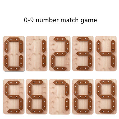 Kindermathematik-Aufklärungs-hölzernes Puzzle-Spielzeug