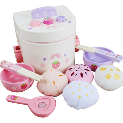 Hölzerner Reis-Kocher Toy For Kids Early Education