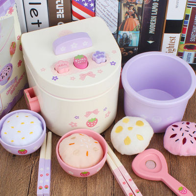 Hölzerner Reis-Kocher Toy For Kids Early Education