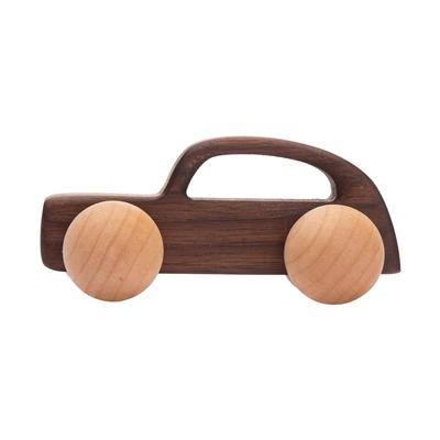 des Baby9/style Baustein Toy Maple Car Mahogany Classic-Auto-schwarze Walnuss-Geschenk Toy Beech Wood Car Educational Montess