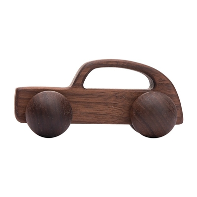 des Baby9/style Baustein Toy Maple Car Mahogany Classic-Auto-schwarze Walnuss-Geschenk Toy Beech Wood Car Educational Montess