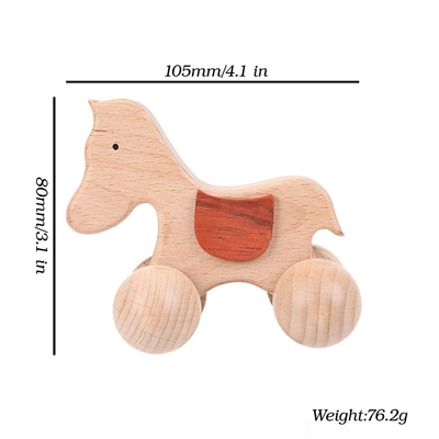 des Baby9/style Baustein Toy Maple Car Mahogany Classic-Auto-schwarze Walnuss-Geschenk Toy Beech Wood Car Educational Montess