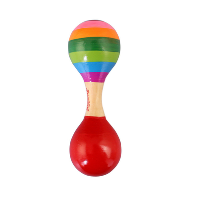 Musikalisches hölzernes Geklapper Montessori für das Baby-Krippen-Spielwaren-Baby pädagogisch