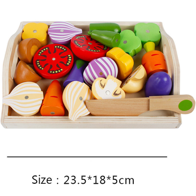 Simulations-Küche täuschen Toy Wooden Montessori Educational For-Kinder vor