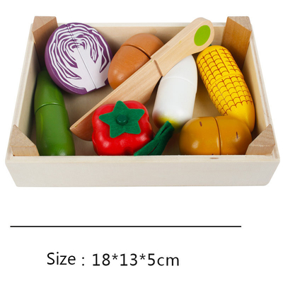 Simulations-Küche täuschen Toy Wooden Montessori Educational For-Kinder vor