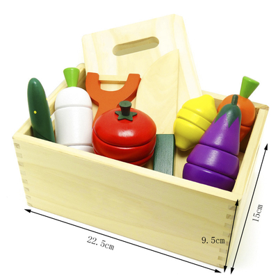Simulations-Küche täuschen Toy Wooden Montessori Educational For-Kinder vor