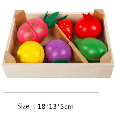 Montessori-Küche täuschen Toy For Children Cutting Fruit Vegeta vor
