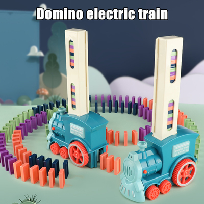 Kinderelektrische hölzerne Domino-Blöcke automatisches legendes pädagogisches DIY