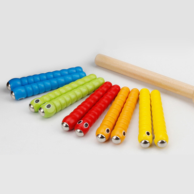 Hölzerne Wanzen-fangendes Spiel 5 entwurmt pädagogische Spielwaren 1 hölzerne Spielwaren-Zusätze Montessori