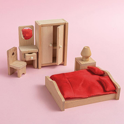 Hölzerne Puppenhaus-Esszimmertisch-Möbel für Kindergeschenk-Ausbildung