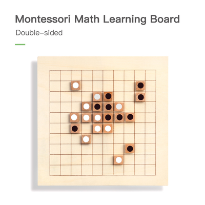 Montessori pädagogisch 	Hölzernes Mathe Toy For Preschool Counting Number