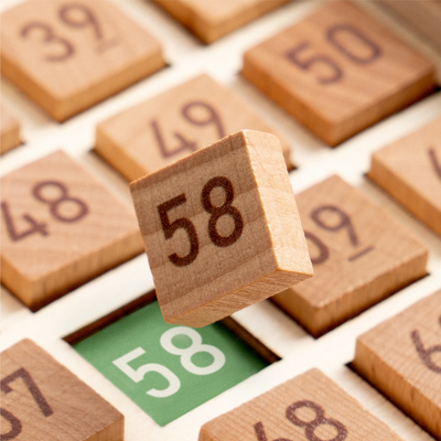 Montessori pädagogisch 	Hölzernes Mathe Toy For Preschool Counting Number
