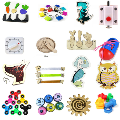 Zusätze Montessori-Spielwaren-Kinderholz-Chip Skill Training Game Puzzle-Intelligenz-Entwicklungs-Baby des Baby-beschäftigtes Brett-DIY