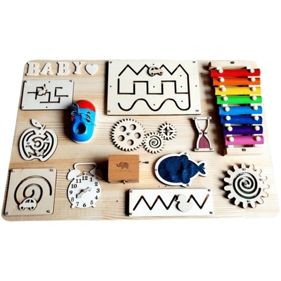 Zusätze Montessori-Spielwaren-Kinderholz-Chip Skill Training Game Puzzle-Intelligenz-Entwicklungs-Baby des Baby-beschäftigtes Brett-DIY