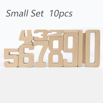 ZahlBaustein hölzernen Mathe-Digital-Spielwaren-Babywaage-Block Jenga, den Toy Montessori Educational Natural Wood FO spielt