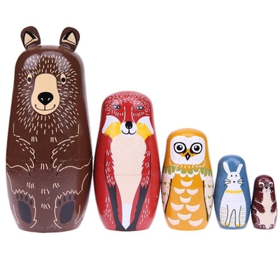 Handgemachte Kindergeschenke hölzerne russische Puppe Matryoshka