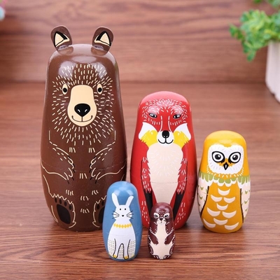 Handgemachte Kindergeschenke hölzerne russische Puppe Matryoshka