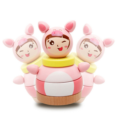 Trommel Doll Roly Poly Mobile Rattles Toy für Baby-Neugeboren-Kindergeschenk