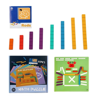Arithmetisches Puzzle hölzern für Kinderdas frühe lernende logische Denken
