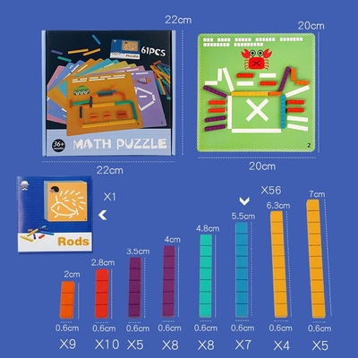 Arithmetisches Puzzle hölzern für Kinderdas frühe lernende logische Denken
